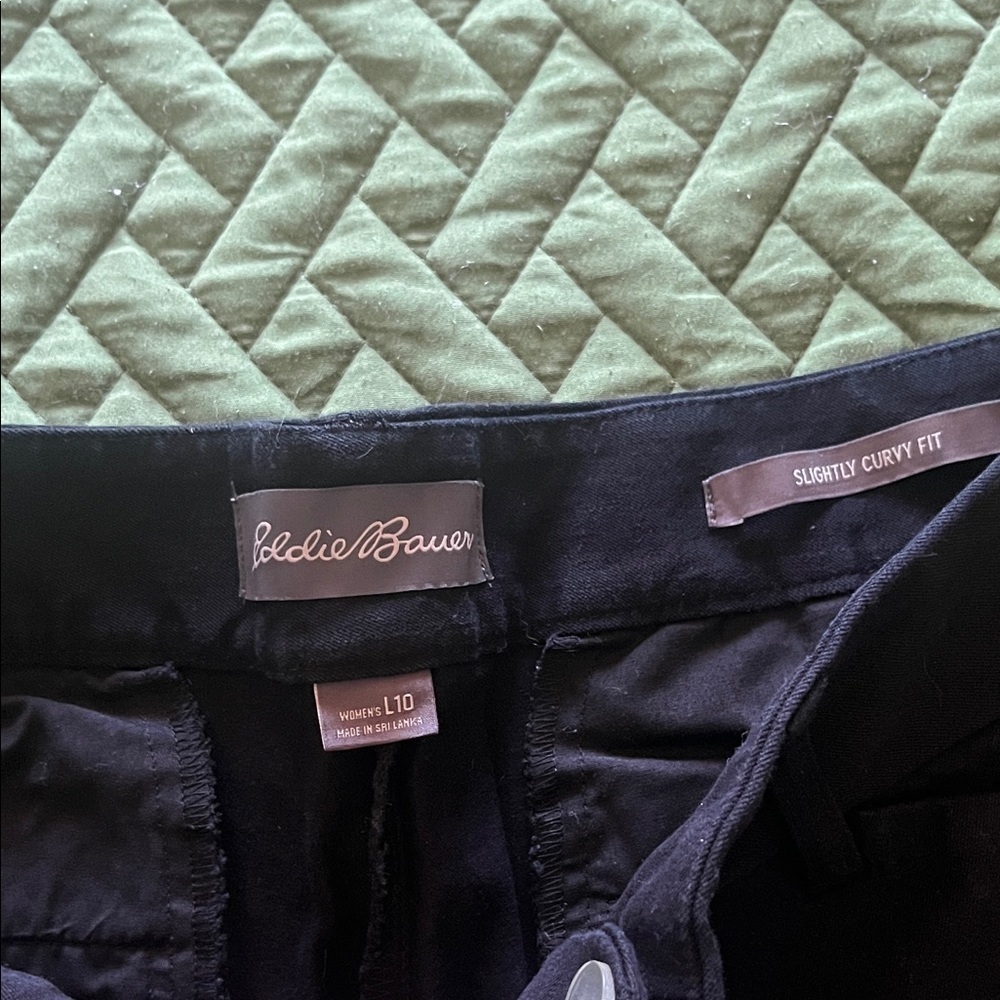 Eddie Bauer black Curvy Fit Trousers - Picture 4 of 9